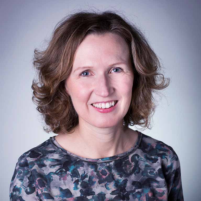A headshot of Anke Birkenmaiier.